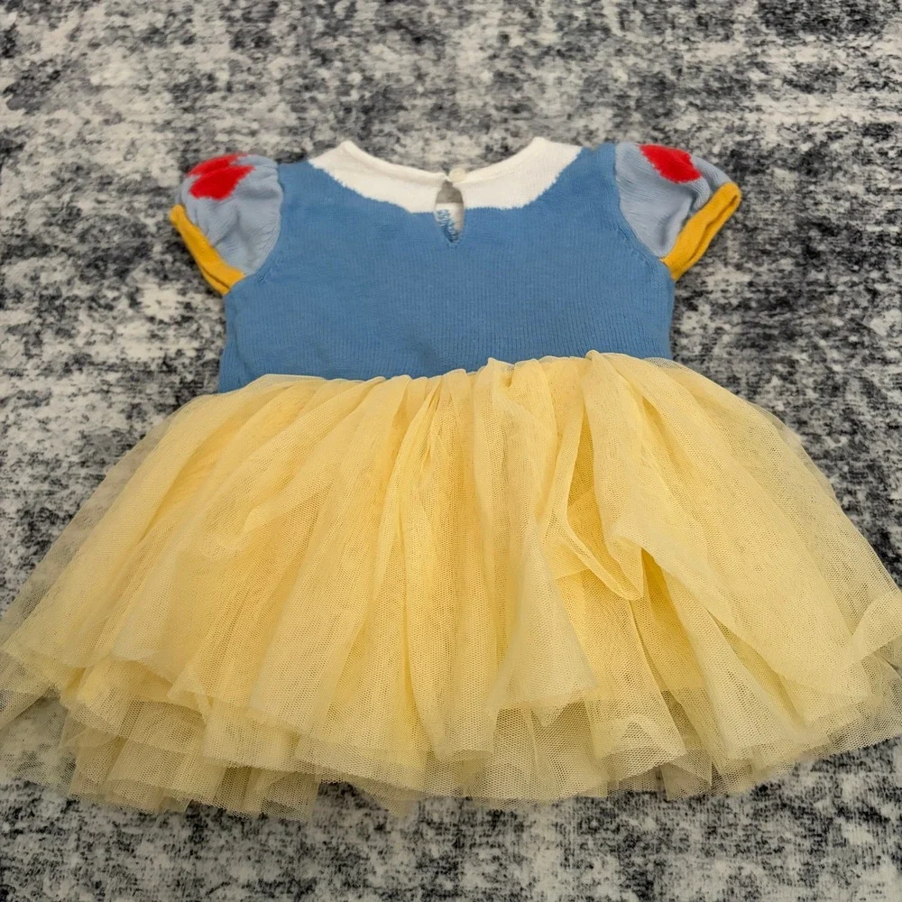 Baby Gap Disney Snow White Tulle Tutu Costume Dress 3-6 Months Infant Halloween